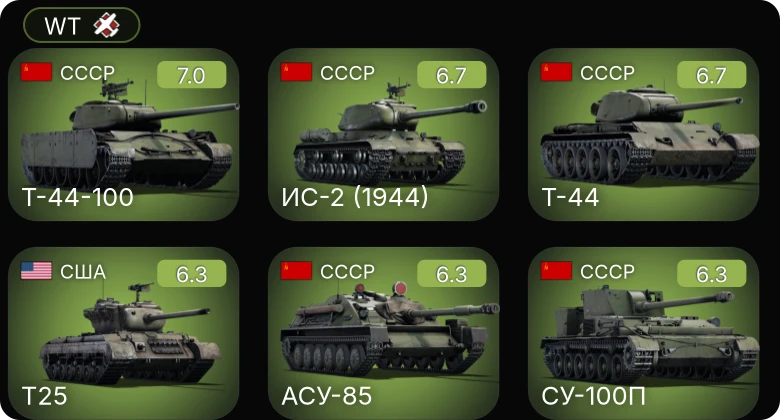 WT — 5 ранг: 1шт
