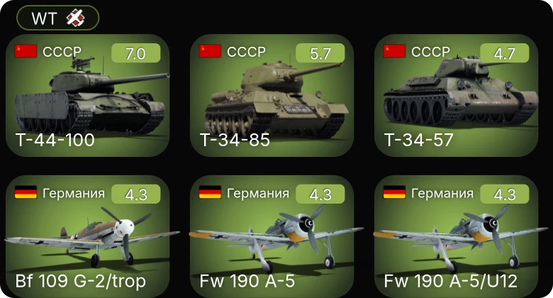 WT — 5 ранг: 1шт