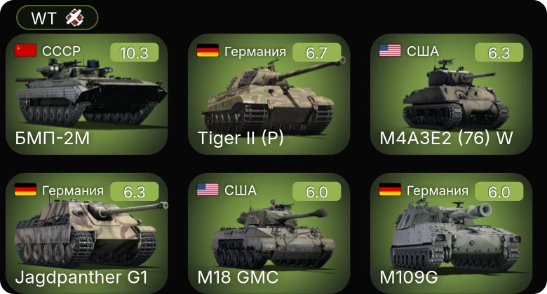 WT — 7 ранг: 1шт