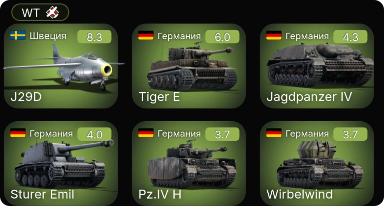 WT — 5 ранг: 1шт