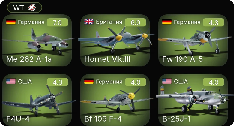 WT — 5 ранг: 1шт