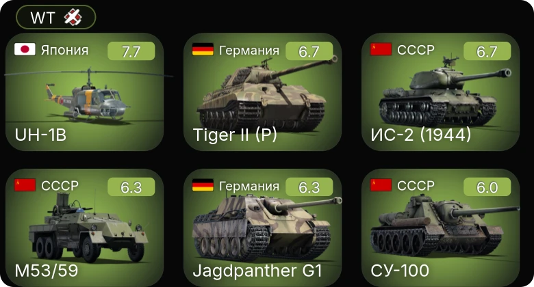 WT — 5 ранг: 1шт