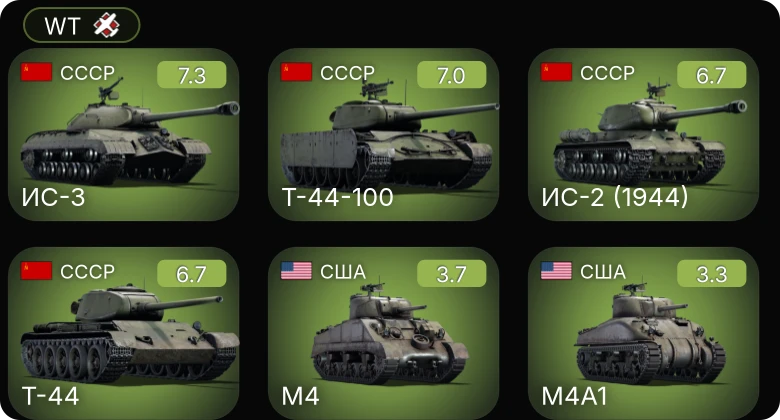WT — 5 ранг: 2шт