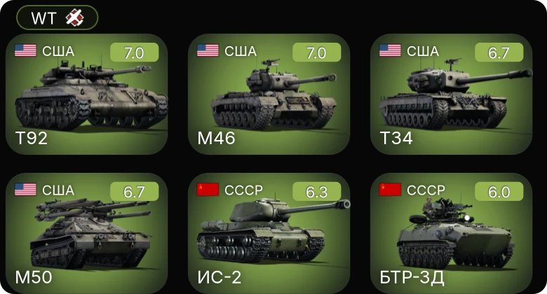 WT — Skink | T92 | M50 | T34 | M46