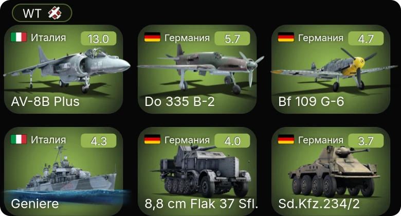WT — 8 ранг: 1шт