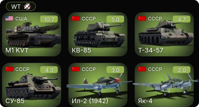 WT — 7 ранг: 1шт