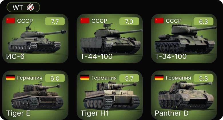 WT — 5 ранг: 2шт