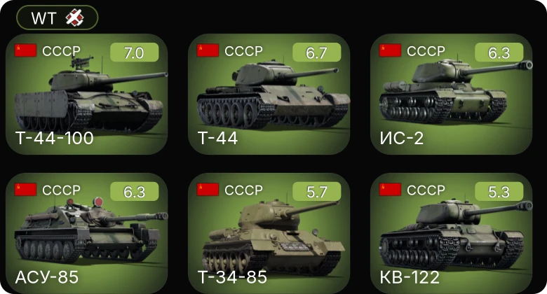 WT — 5 ранг: 1шт