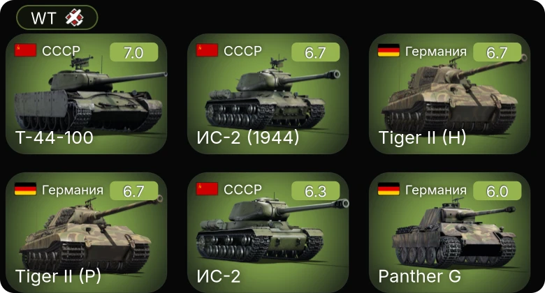 WT — 5 ранг: 1шт