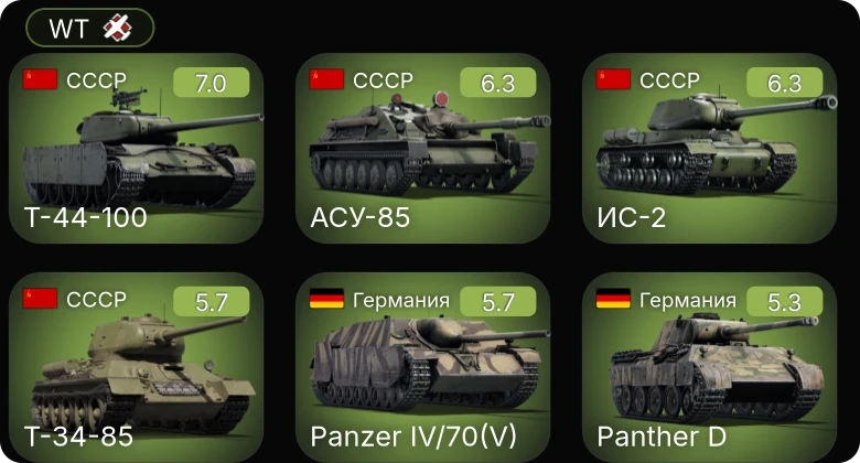 WT — 5 ранг: 1шт