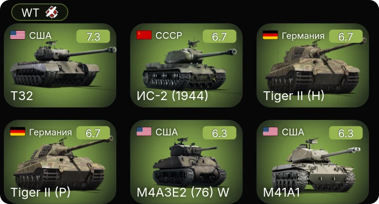 WT — 5 ранг: 1шт