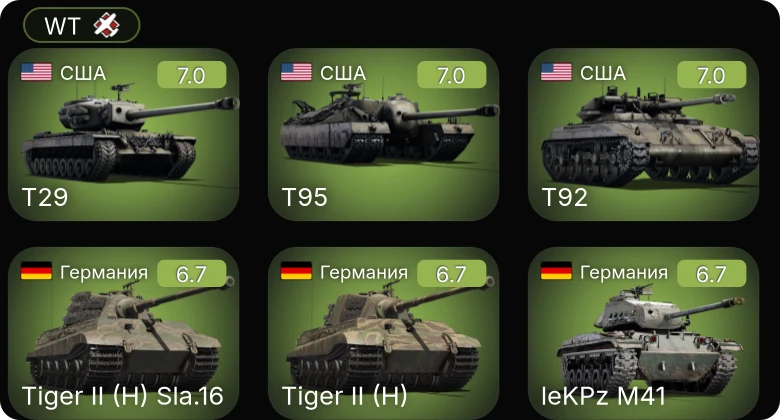 WT — 5 ранг: 1шт
