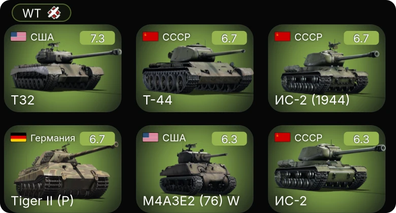WT — 5 ранг: 1шт