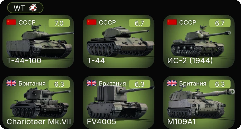 WT — 5 ранг: 1шт