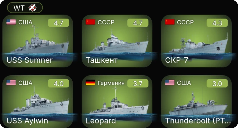 WT — 5 ранг: 1шт