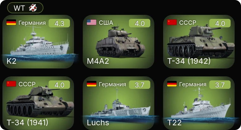 WT — M24 | S-147 | M4 | M4A1 | M10 GMC
