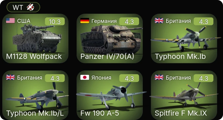 WT — 7 ранг: 1шт