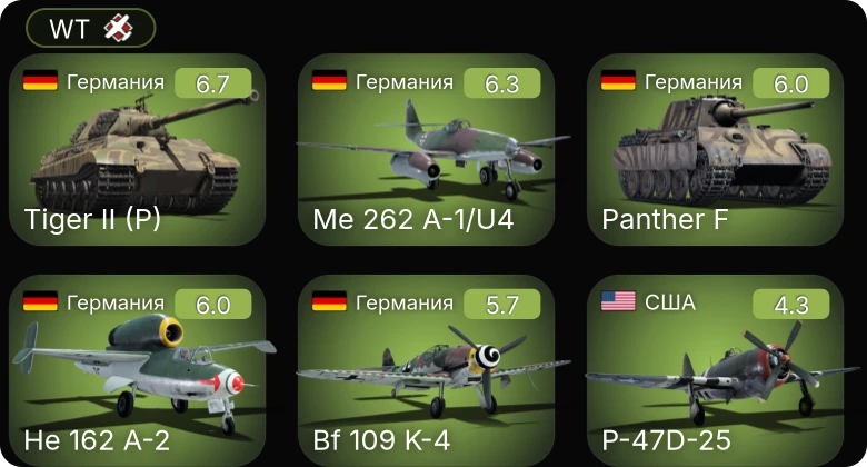 WT — 5 ранг: 1шт
