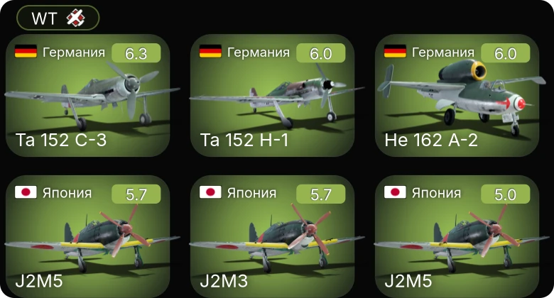 WT — 5 ранг: 1шт