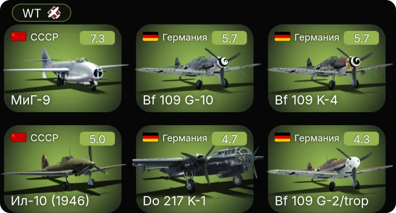 WT — 5 ранг: 1шт