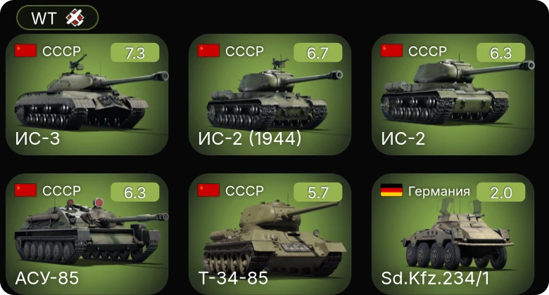 WT — 5 ранг: 1шт