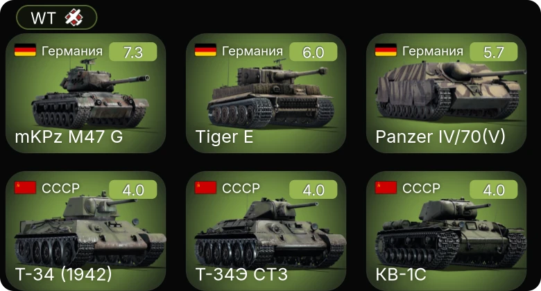 WT — 5 ранг: 1шт