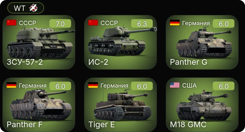 WT — 5 ранг: 1шт