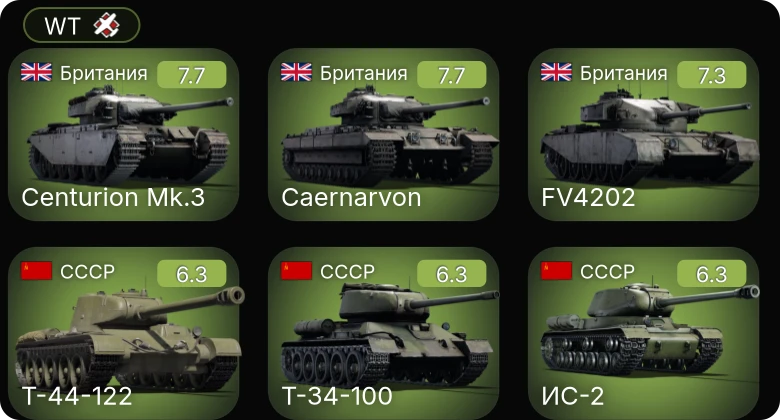 WT — 5 ранг: 1шт