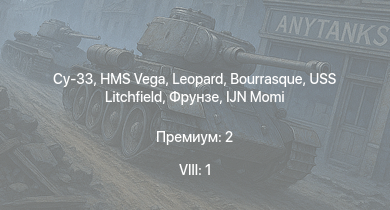 WT — 8 ранг: 1шт Су-33