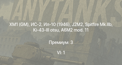 WT — 6 ранг: 1шт