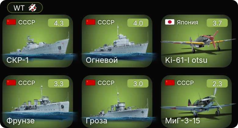 WT — 5 ранг: 1шт