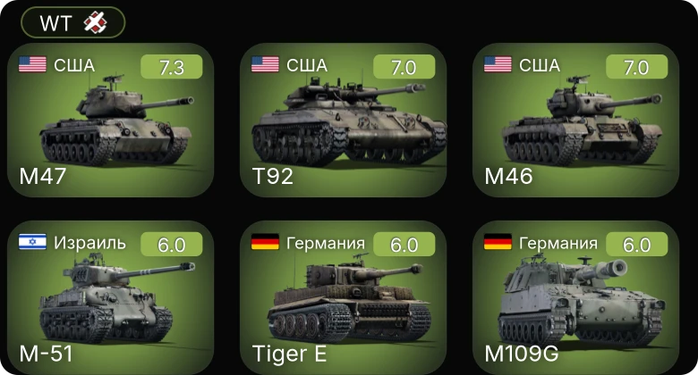 WT — 5 ранг: 1шт