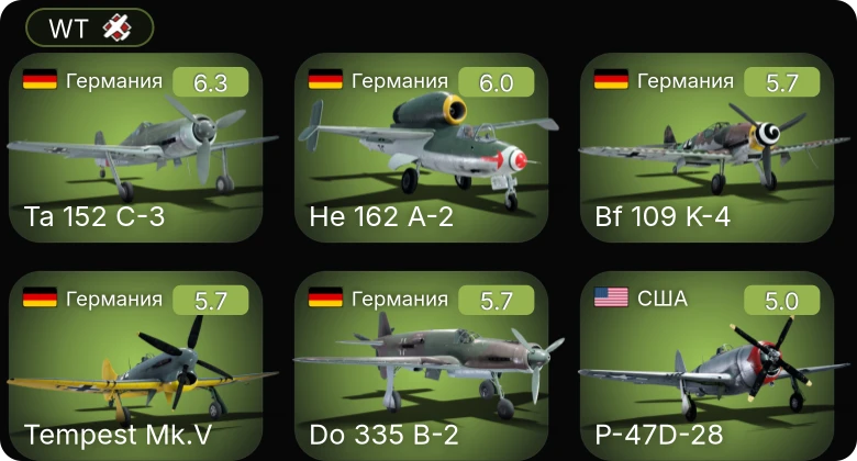 WT — 5 ранг: 1шт