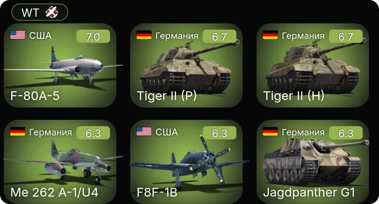 WT — 5 ранг: 1шт
