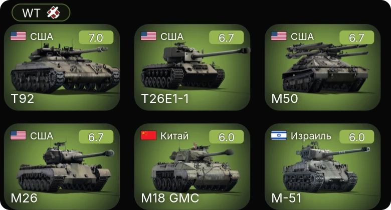 WT — T92 | M26 | T26E1-1 | M50 | Skink