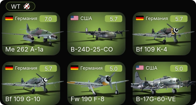WT — 5 ранг: 1шт