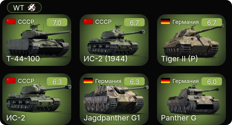 WT — 5 ранг: 1шт