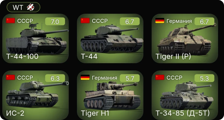 WT — 5 ранг: 1шт