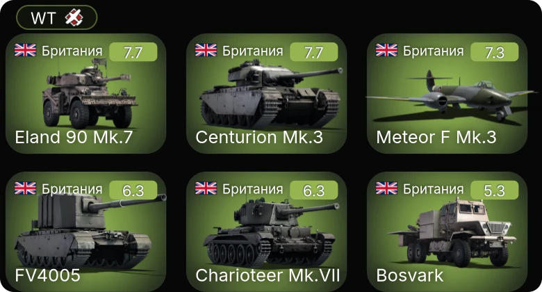 WT — 5 ранг: 1шт