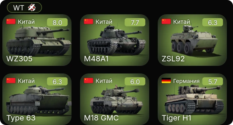 WT — 5 ранг: 2шт