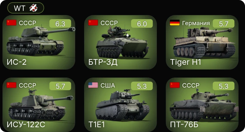WT — 5 ранг: 1шт