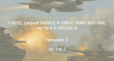 WT — 7 ранг: 1шт 6 ранг: 1шт