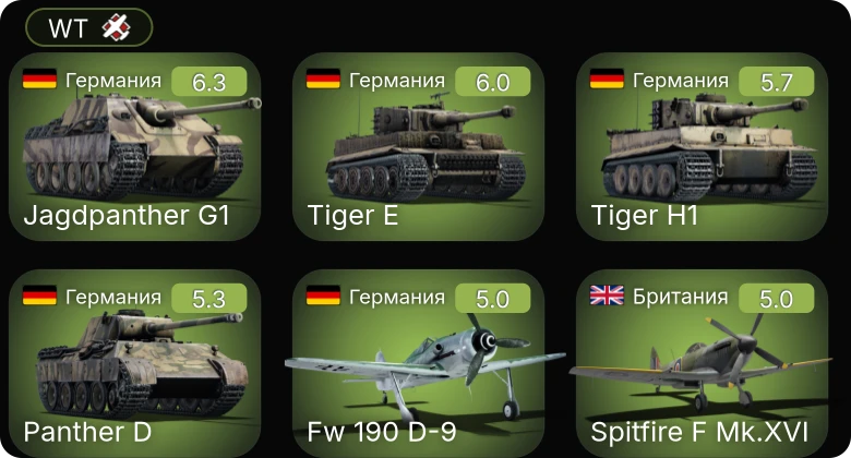 WT — Jagdpanther G1 | И-225 | Ла-7Б-20 | PT-59 | Bf 109 F-4