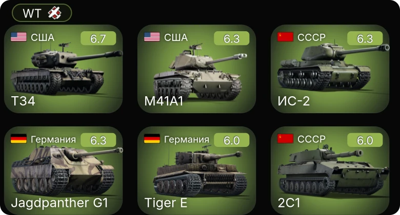 WT — T34 | M4/T26 | M41A1 | Jagdpanther G1 | ИС-2