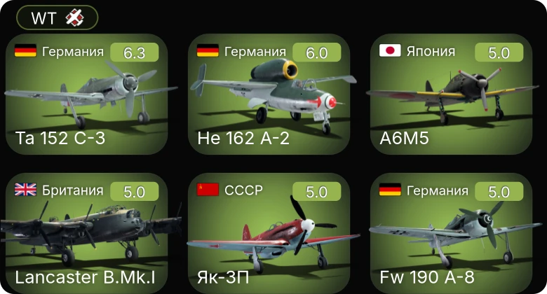WT — 5 ранг: 1шт