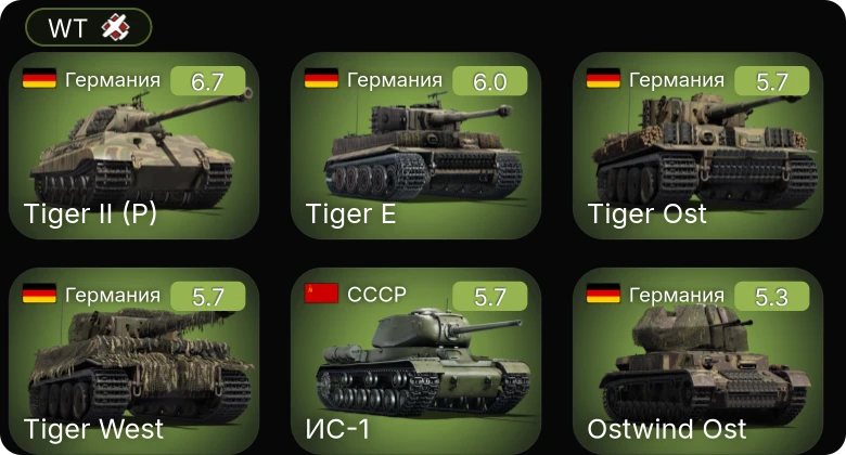 WT — СУ-152 | ИС-1 | Т-34-57 | Т-34-85 (Д-5Т) | J22-B