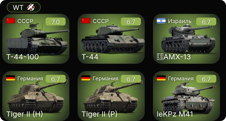 WT — 5 ранг: 1шт