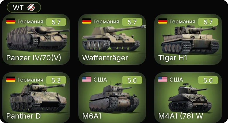 WT — M4A1 (76) W | M24 | M6A1 | M42 | Waffenträger