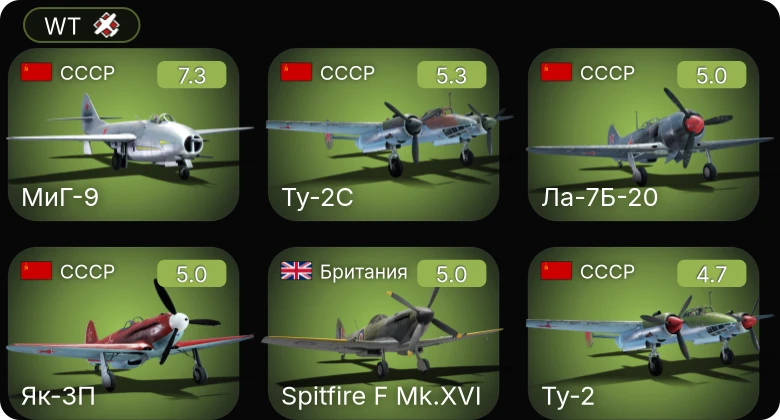 WT — 5 ранг: 1шт