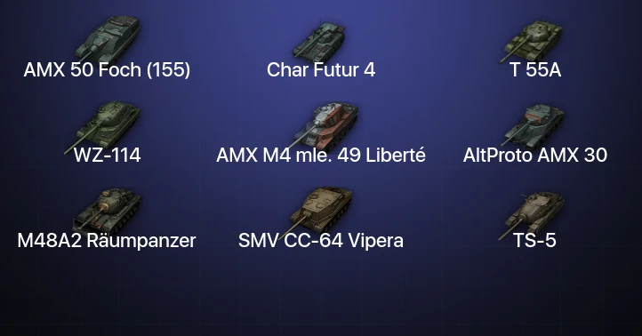 World of Tanks — 16 Топов  